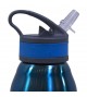 Garrafa Inox  com bico 650ml  com cordao - Gremio - Produto Oficial Licenciado 